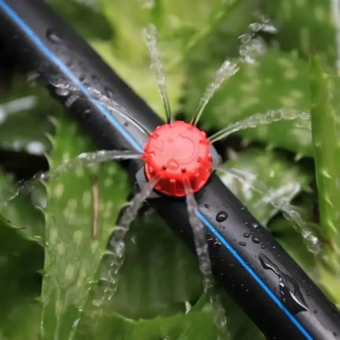 Buse de pulvérisation à connexion filetée pour arroseur d'eau réglable, d'argile de jardin, goutteur