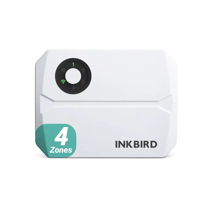Contrôleur d'arrosage INKBIRD 4 zones avec WiFi, minuterie d'arrosage automatique pour jardins résidentiels et commerciaux occasions spéciales