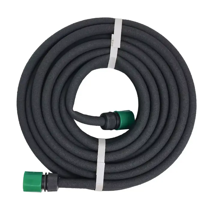 Tuyau d'irrigation poreux anti-âge en caoutchouc à connexion rapide pour jardin, tube poreux pour ar