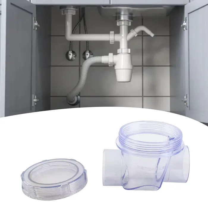 Clapet anti-retour unidirectionnel en ligne de PVC de prévention de reflux d'eau de toilette de clap