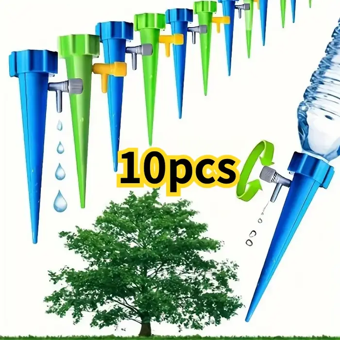 Kit d'arrosage automatique à goutte à goutte avec buses réglables et vanne de contrôle pour jardin extérieur balcon terrasse serreUsageIdOccasionsSpéciales