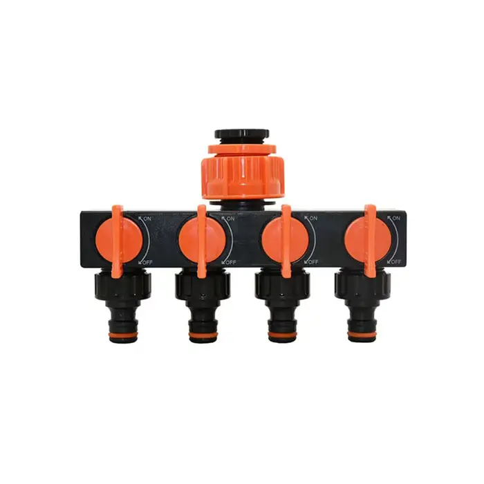 Séparateur de Valve 3/4 ", distributeur de connecteurs d'arrosage, séparateurs de tuyaux à 4 voies p