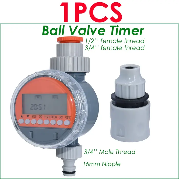 Valve à bille automatique KESLA minuterie d'arrosage électronique système de contrôle d'irrigation goutte à goutte pour jardin serre occasionnels entretien des plantes