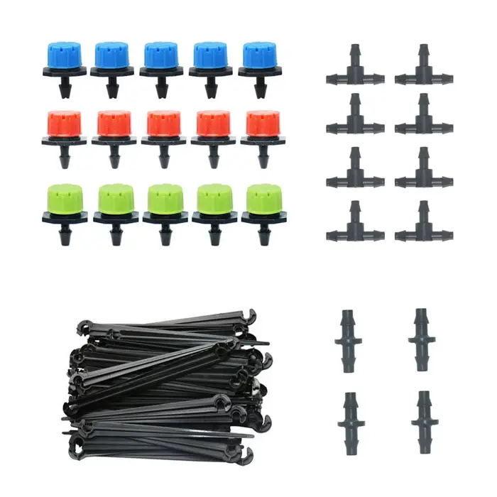 Kit d'irrigation goutte à goutte de jardin, système de refroidissement par micro brumisation, tuyau 