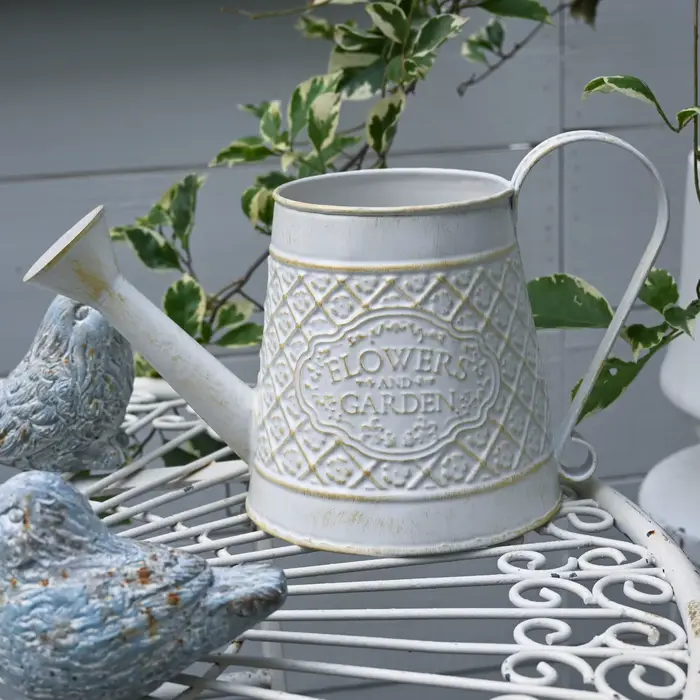 Arrosoir en métal, petit arrosoir de jardin pour plantes d'extérieur, Vase à fleurs de décoration de