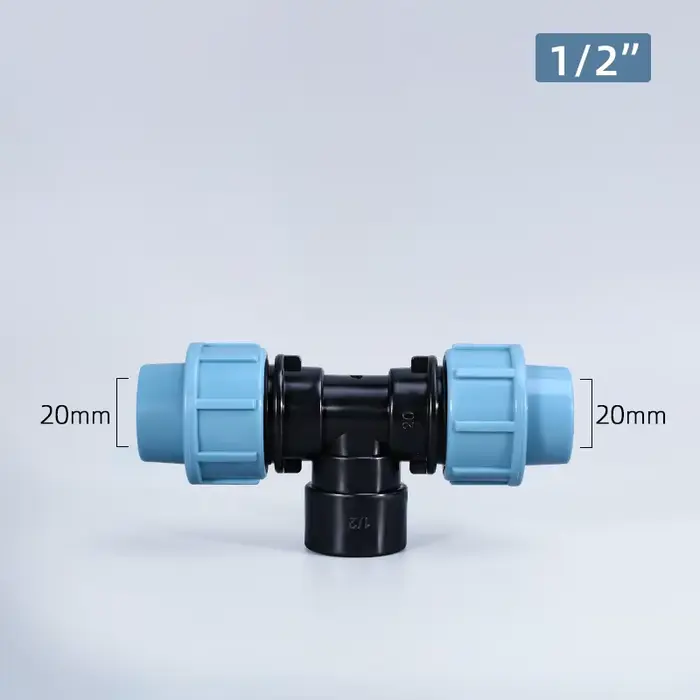 Connecteur de tube en plastique pour tuyau d'arrosage, 20mm, 25mm, 32mm, outil d'irrigation de jardi