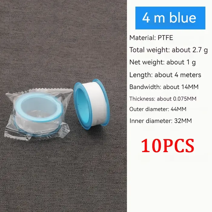 Ruban d'étanchéité à filetage 10 pièces