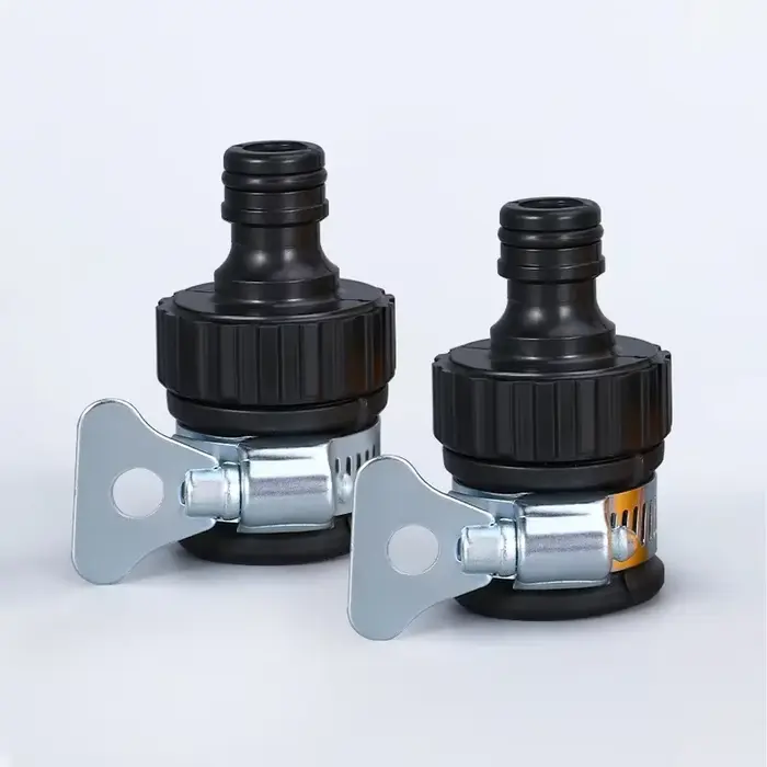 Adaptateur universel de tuyau d'eau en plastique, durable, raccord rapide, allergique, robinet pour 