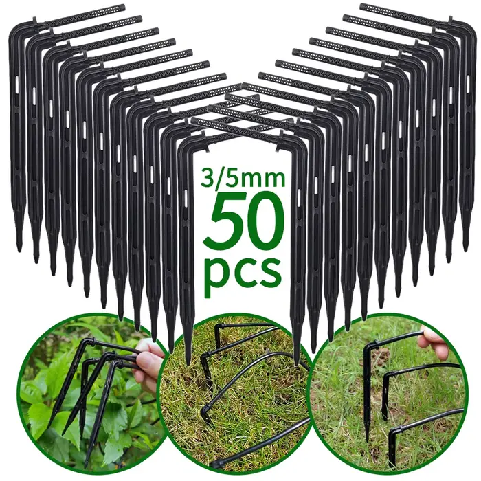 OASIS-Kit de micro goutteurs d'irrigation à flèche courbée, pour tuyau de 3/5mm, pour arrosage de ja
