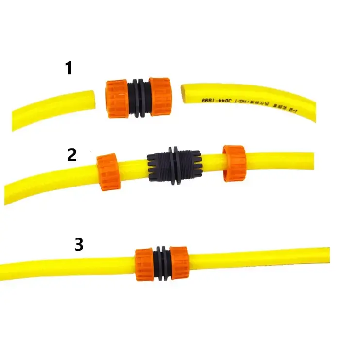 Connecteur de tuyau d'arrosage 1/2 "3/4" 1 "pouces, coupleur de tuyau, connecteur d'arrêt d'eau 12mm