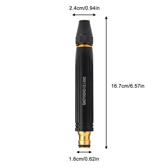 Pistolet d'arrosage de jardin haute pression réglable, durable, pour lavage de voiture, système d'ir