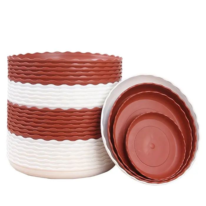 Base de châssis mobile ronde goutte à goutte, plante en plastique durable, décoration intérieure et 