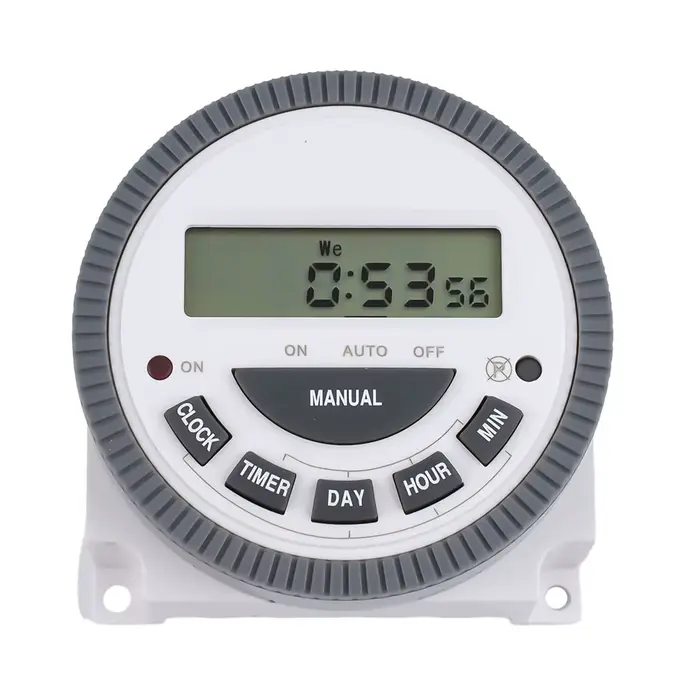 Minuteur programmable intelligent TM619 à 7 jours avec 16 programmes marche/arrêt, synchronisation c