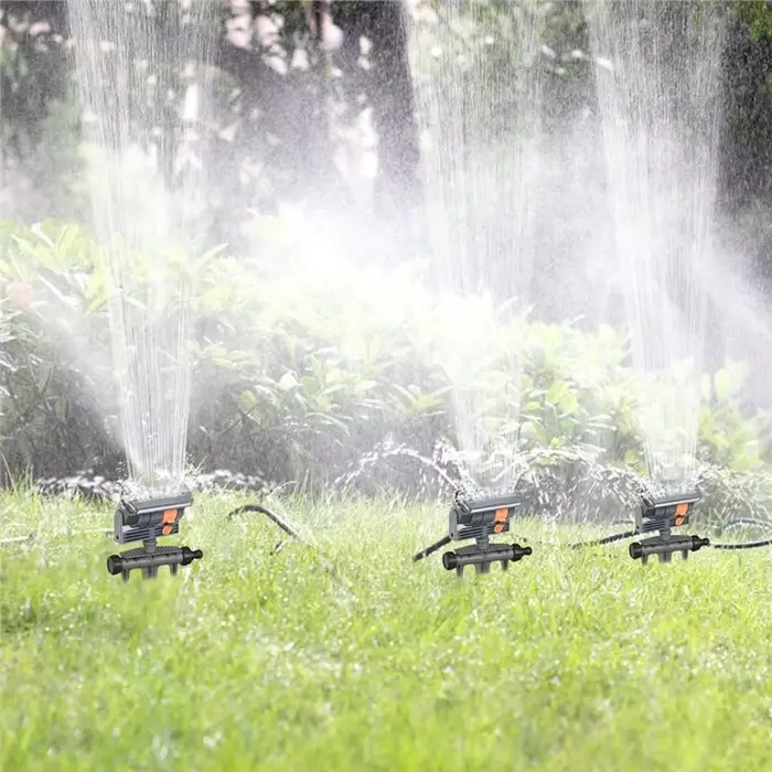 Système d'arrosage oscillant VELIF-Garden avec distribution d'eau réglable pour les besoins d'irrigation des pelouses