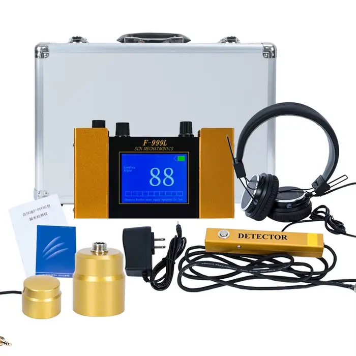 Détecteur Électronique de Fuites d'Eau F999L pour Tuyaux Souterrains Industriels Haute Performance Protégeant Maison et Biens Occasions Spéciales
