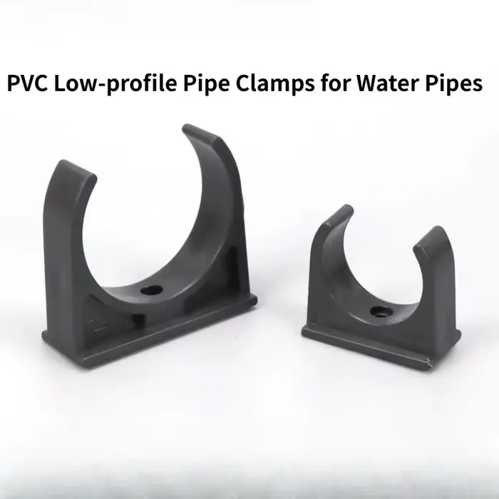 Colliers de serrage pour tuyaux en PVC à profil bas