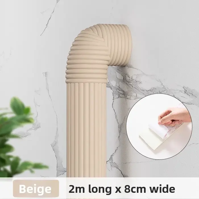 Isolation de tuyau en mousse flexible résistante aux hautes températures protection décorative insonorisée pour tuyaux de chauffage couvercle de bouche correction pour tuyaux de climatisation occasions spéciales