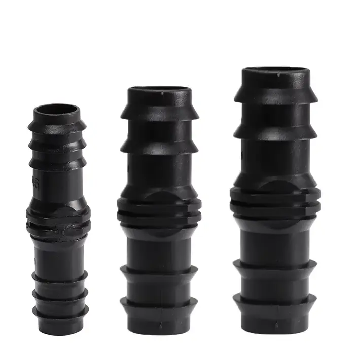 10 pièces 16mm 20mm 25mm raccords barbelés connecteur droit à travers Micro goutte-à-goutte PE tuyau