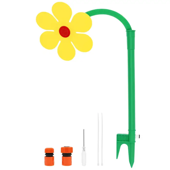 Arroseur rotatif Crazy Daisy 360°, arroseur de jardin dansant en forme de fleur, arroseur de pelouse