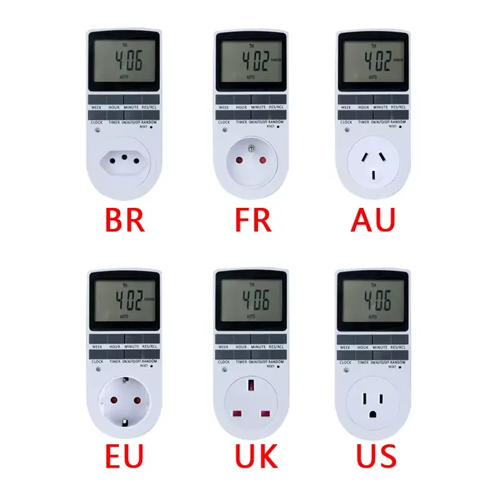Minuteur numérique électronique programmable 24 heures