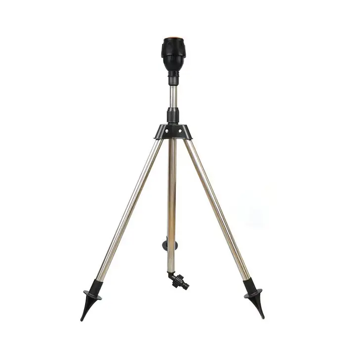 Arroseur rotatif automatique à 360 degrés, trépied en acier inoxydable, support d'irrigation portable, pulvérisateur de jardin pour arrosage de pelouse et nettoyage de jardin occasions spéciales