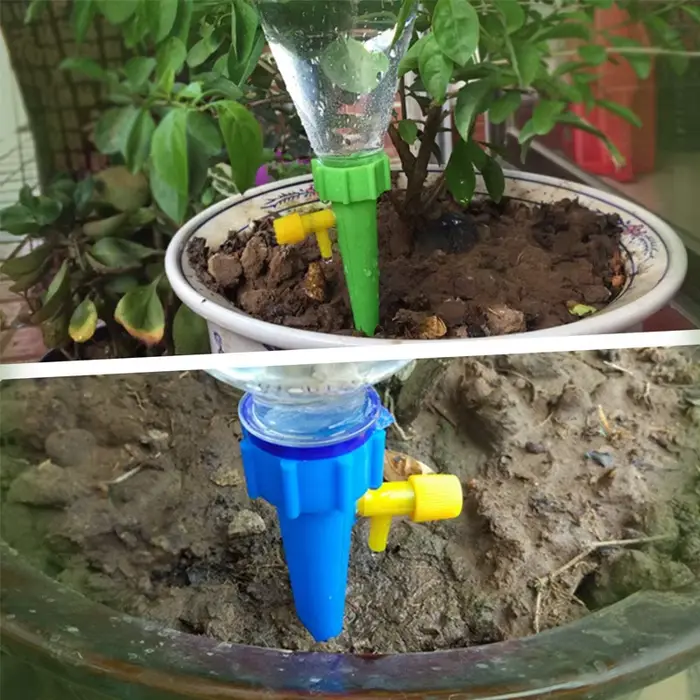 Système d'irrigation goutte-à-goutte automatique, pointe d'arrosage automatique pour plantes à fleur