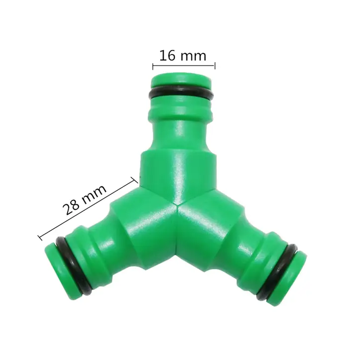 Distributeur d'eau de jardin à 2 voies vanne de contrôle d'eau réglable pour jardinage balcon irrigation agricole et lavage de véhicules