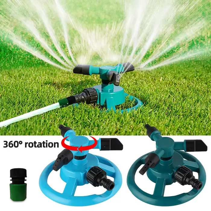 Système d'arrosage automatique rotatif à 360 degrés pour pelouse de jardin