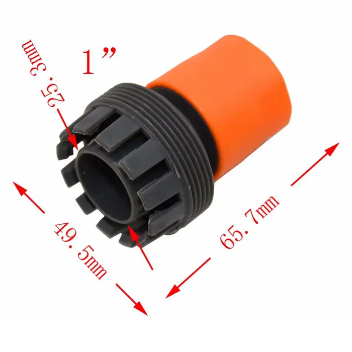 Connecteurs d'eau de jardin 1/2 "3/4" 1 ", connecteur rapide d'irrigation pour le diamètre du tuyau 