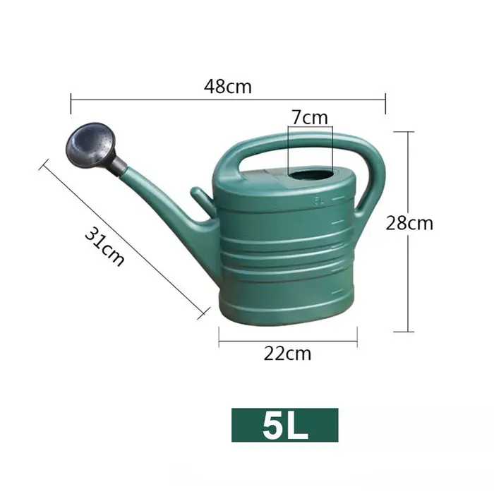 Arrosoir de jardin avec poignée, arrosoir de jardinage, pot d'arrosage pour la plantation en cour, a