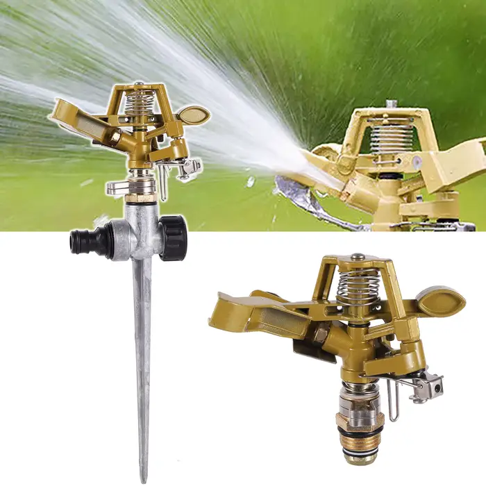 Arroseur à bascule rotatif à filetage mâle 1/2 ", arroseur à Impact réglable, buse d'arrosage pour p