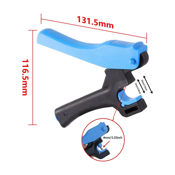 Perforateur de trous de poignée de jardin de 4mm, poinçon de tuyau d'irrigation pour insérer des gou