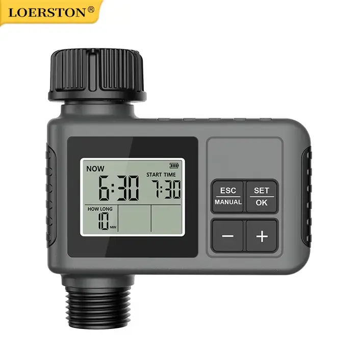 Programmateur d'arrosage automatique intelligent avec écran LCD IPX7 pour jardinage minutieux et entretien efficace de vos plantes en plein air occasions spéciales