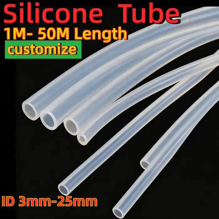Tuyau flexible en caoutchouc silicone sur mesure de qualité alimentaire pour pompe péristaltique d'aquarium