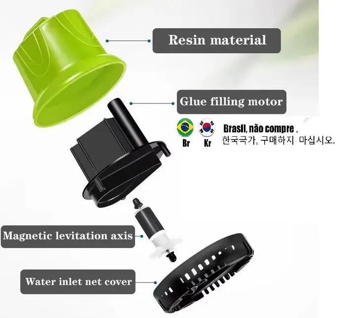 Pompe à eau submersible pour étang à poissons