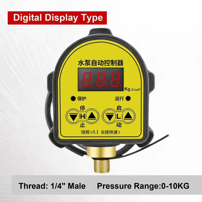 Contrôleur Automatique de Pompe à Eau Pressostat