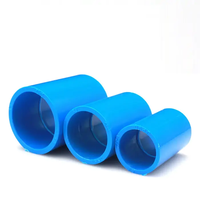 Raccords de tuyau d'alimentation en eau en PVC, connecteur droit égal, joint de soudure à solvant, p