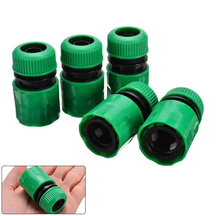 Joint de tuyau 1/2 ", connecteur à raccord rapide pour l'irrigation du jardin