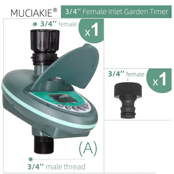 MUCIAKIE – minuterie d'arrosage Programmable pour jardin