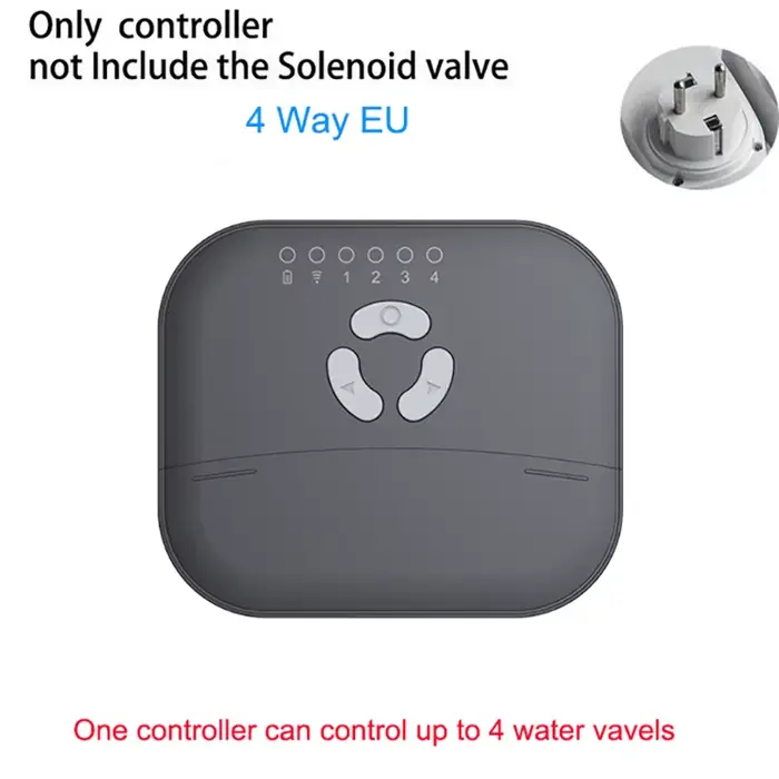 Minuterie d'arrosage de jardin intelligente, contrôleur d'irrigation WiFi, électrovanne d'eau d'irri