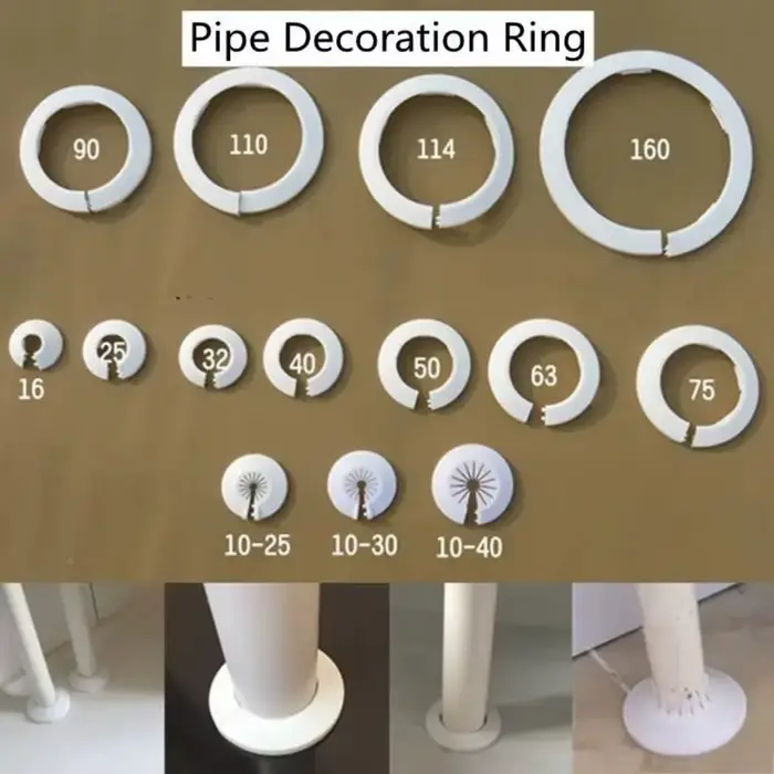 Couvercle de tuyau en PVC