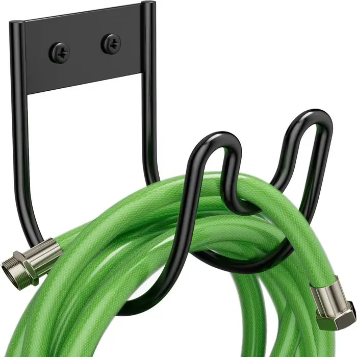 Cintre de tuyau d'arrosage en fer durable réglable pour organisation et rangement des tuyaux d'arrosage rallonges et autres équipements multifonctionnel pour cour garage et espaces extérieurs occasions spéciales