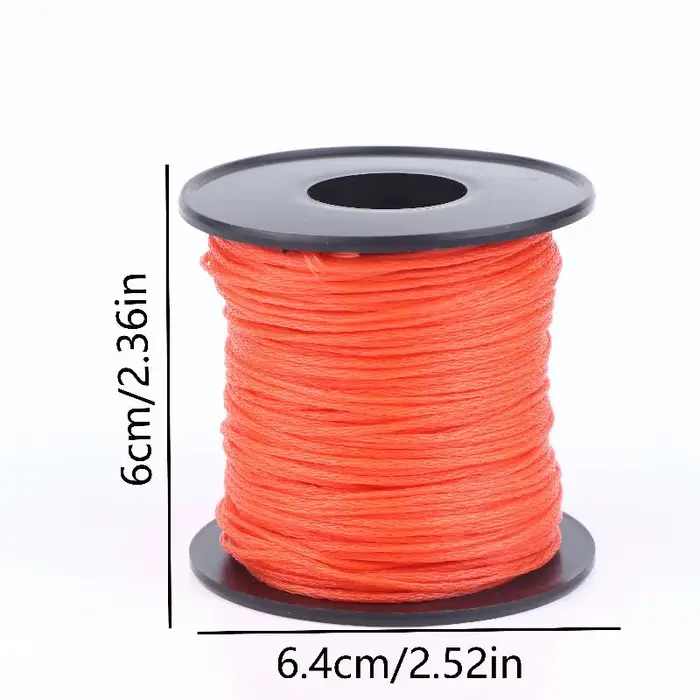 Cordon de marquage et de randonnée rouge 50M/rouleau ; Corde de jardinage, de camping ; Cordon de co