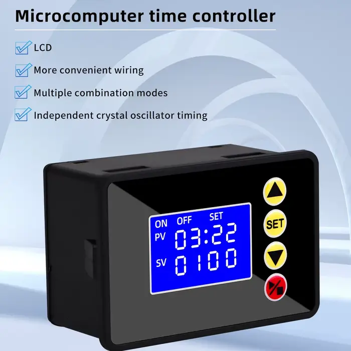 Timer-Minuterie programmable avec affichage numérique LCD