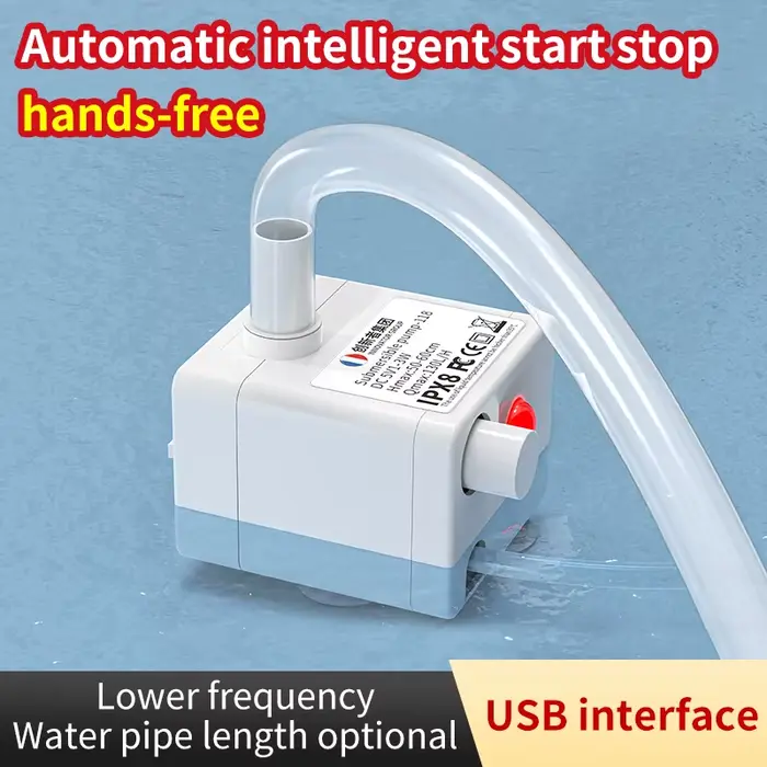 Pompe submersible DC, mini pompe à eau pour fontaine