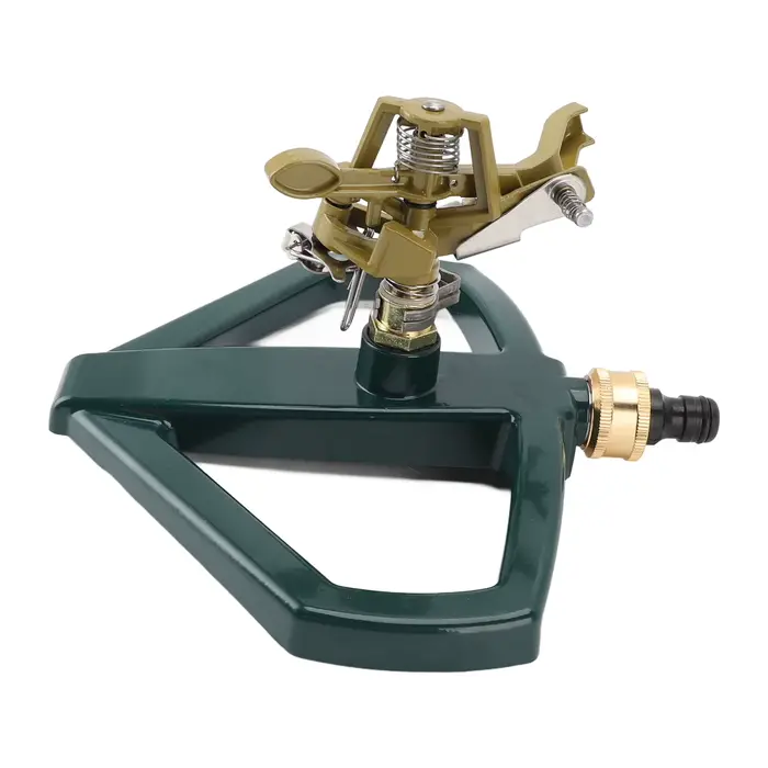 Arroseur rotatif pour pelouse de cour, Rotation à 360 degrés, couverture réglable de grande surface,