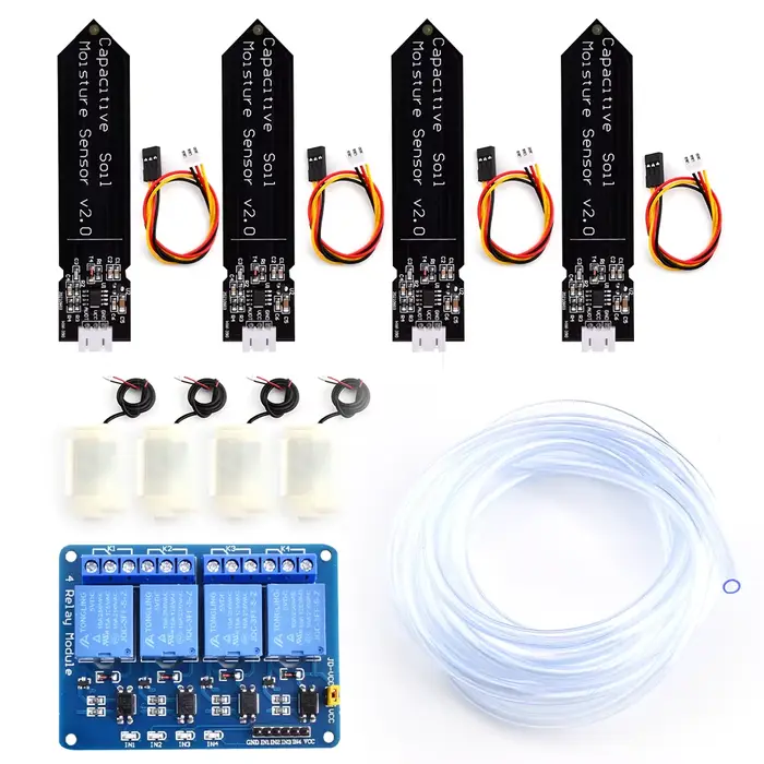 Système d'irrigation intelligent, Kit d'arrosage automatique, capteur d'humidité du sol, Module de r