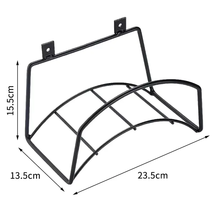 Support mural robuste pour tuyau d'arrosage, gain de place, support de rangement pour tuyau d'eau po