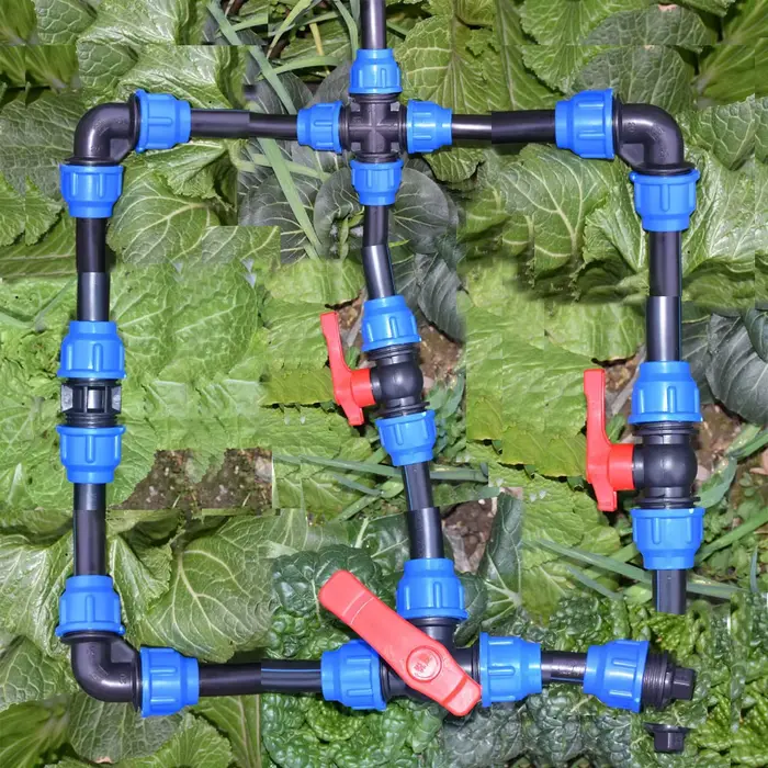 Connecteur rapide de Tube PE réduisant le coude, séparateur d'eau en T 63/50/40/32/25/20mm, coupleur