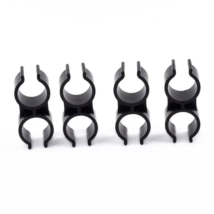 6 pièces Nouvelles pinces pour tuyaux en PVC 20/25 mm, type double U, pour irrigation agricole, support de tuyau d'eau, outil de jardin